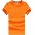 moncler polo shirts short sleeved hommes big cap orange